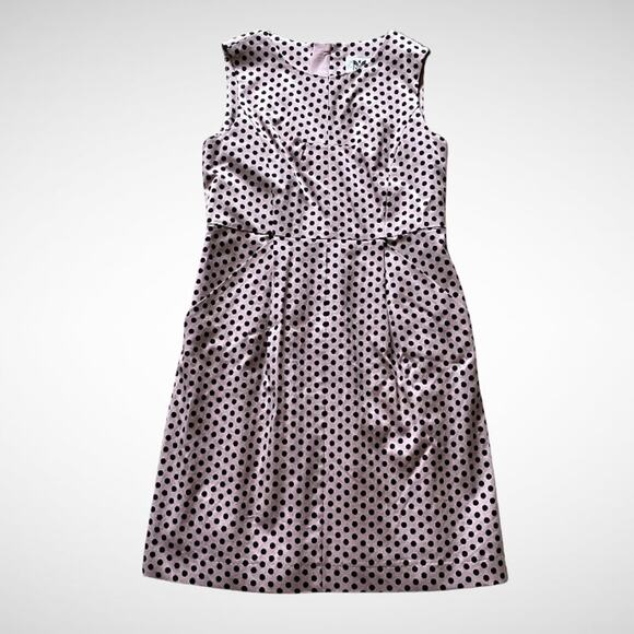 Milly Minis Polka Dot Sheath Sleeveless Dress Kids Sz 12 - Picture 2 of 10